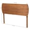 Baxton Studio Laurien Mid-Century Modern Ash Walnut Finished Wood Queen Size Headboard 181-11114-Zoro - alternate 8